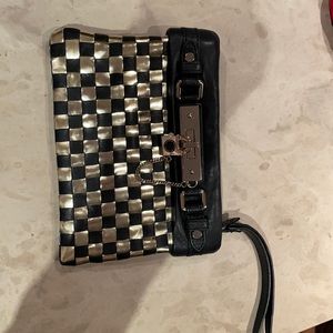 Marc Jacobs metallic wristlet